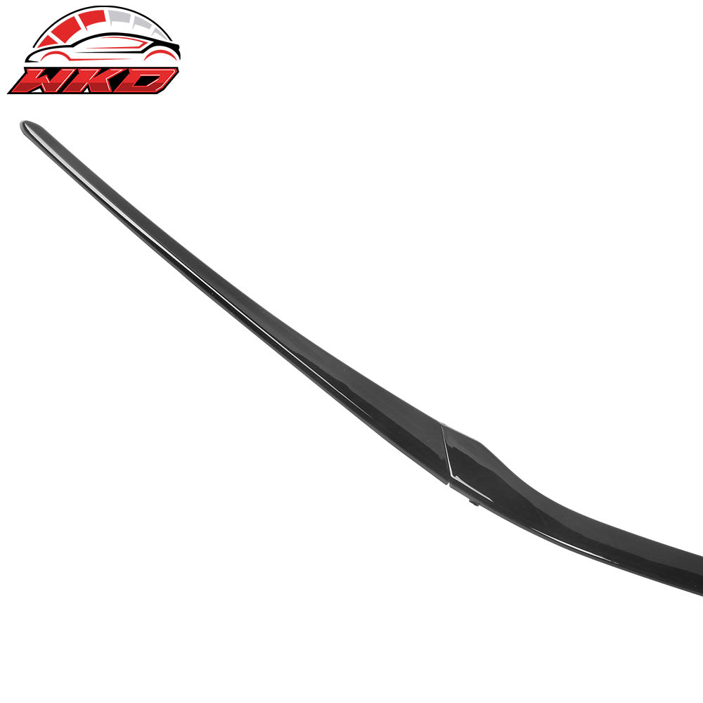 Fits 22-26 Honda Civic MD Style 3PCS Hood Bonnet Grille Trim Kit ABS Gloss Black