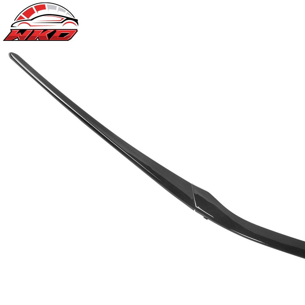 Fits 22-26 Honda Civic MD Style 3PCS Hood Bonnet Grille Trim Kit ABS Gloss Black