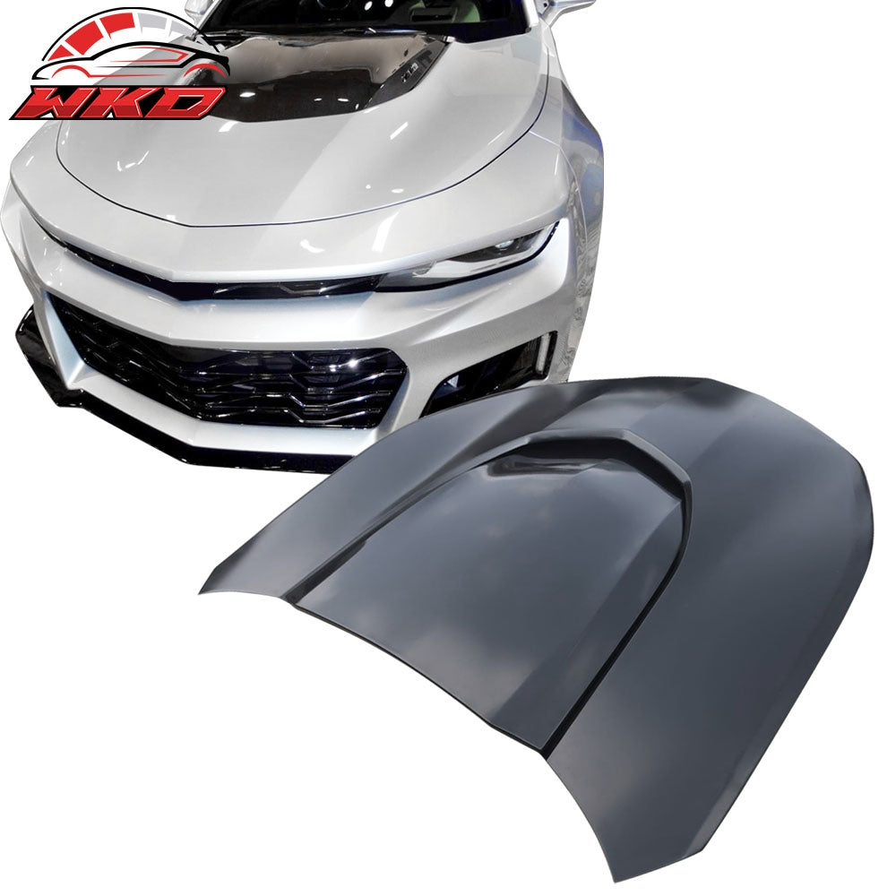 Fits 16-24 Chevrolet Camaro ZL1 Style Aluminum Unpainted Front Bumper Hood Guard