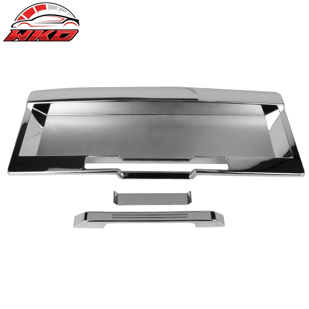 Fits 06-09 Hummer H2 ABS Chrome Door Handle Tail Lamp Mirror Vent Cover License