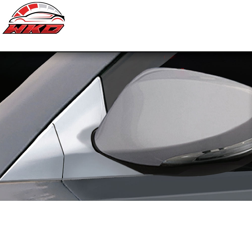 Wholesale 12-15 Hyundai Accent 4DR 5DR Side Rear View Mirror Covers Cap Chrome ABS 2PC