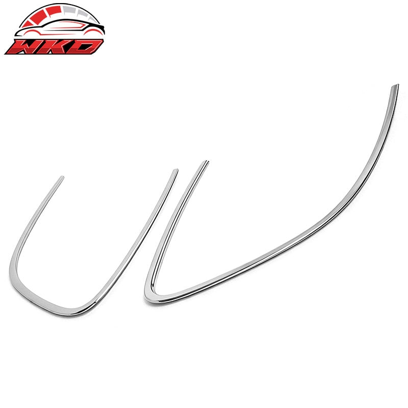 Fits 07-12 Hyundai Santa-Fe C Pillar Molding Trims Garnish Cover Chrome ABS 2PCS