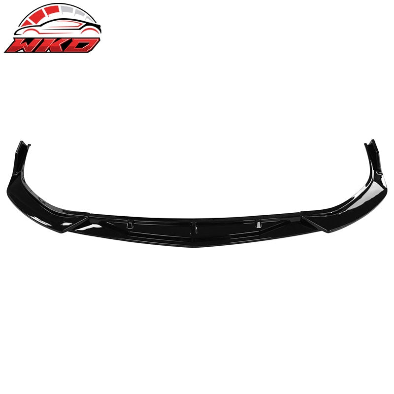 Wholesale 20-23 Hyundai Sonata CK Style Front Bumper Lip Chin Spoiler Gloss Black 3PC - Wikond Auto