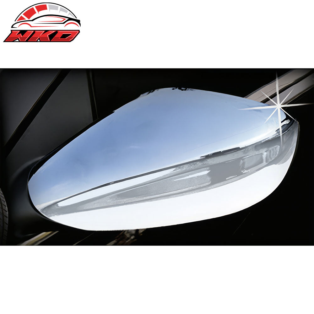 Fits 11-14 Hyundai Sonata SE GLS Rear View Mirror Covers Caps Overlay Chrome ABS