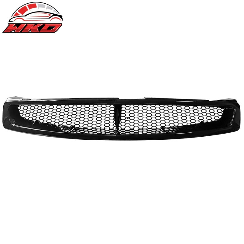 Wholesale For 03-07 Infiniti G35 Coupe JDM Style Front Bumper Upper Grille Gloss Black ABS - Wikond Auto
