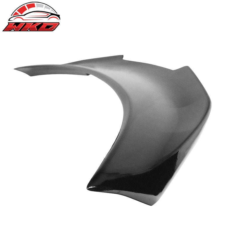 Fits 14-24 Infiniti Q50 PSM Style Rear Trunk Spoiler Wing Lip ABS Gloss Black