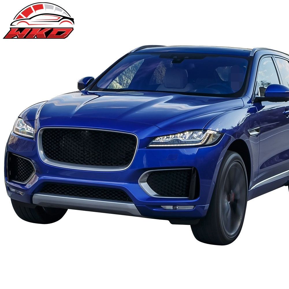 Fits 17-20 Jaguar F-Pace S Style Front Bumper Cover Conversion Kits W/Grille PP