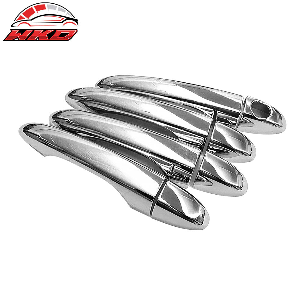 Wholesale 17-24 Jeep Compass 8PCS Front Rear Door Handle Cover W/1-Keyhole ABS Chrome