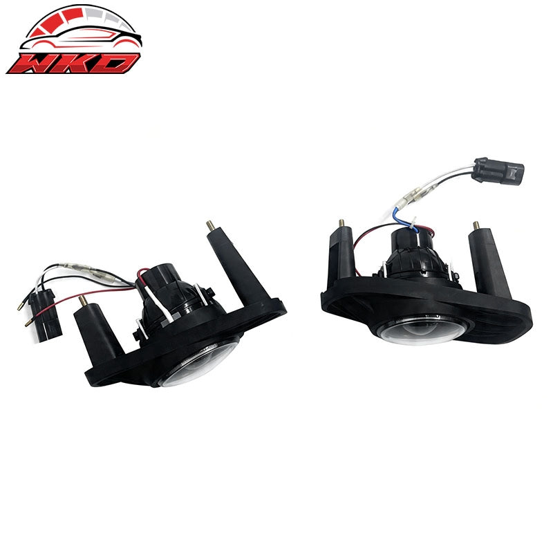 Wholesale 99-03 Jeep Grand Cherokee Fog Lights Black Housing Clear Lens Lamps Pair - Wikond Auto