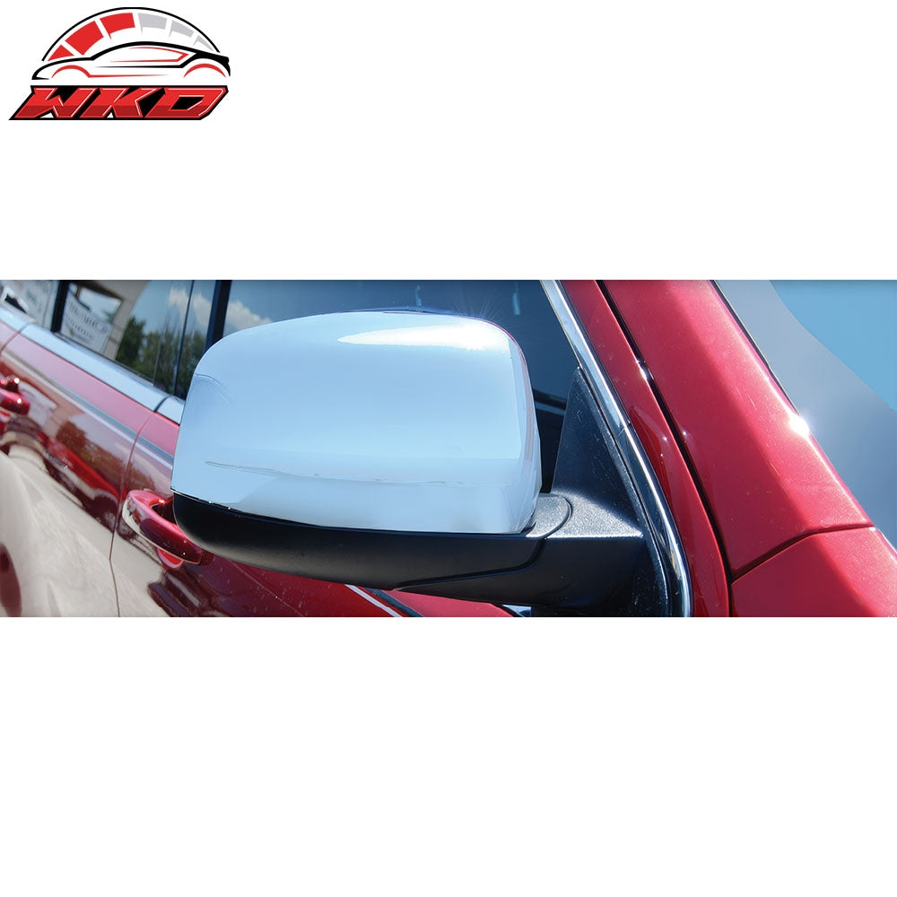 Fits 11-21 Dodge Durango Grand Cherokee Laredo Mirror Covers Overlay ABS Chrome