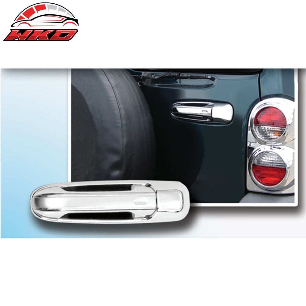 Fits 02-07 Jeep Liberty Rear Side Outer Door Handle Cover Trim ABS Chrome