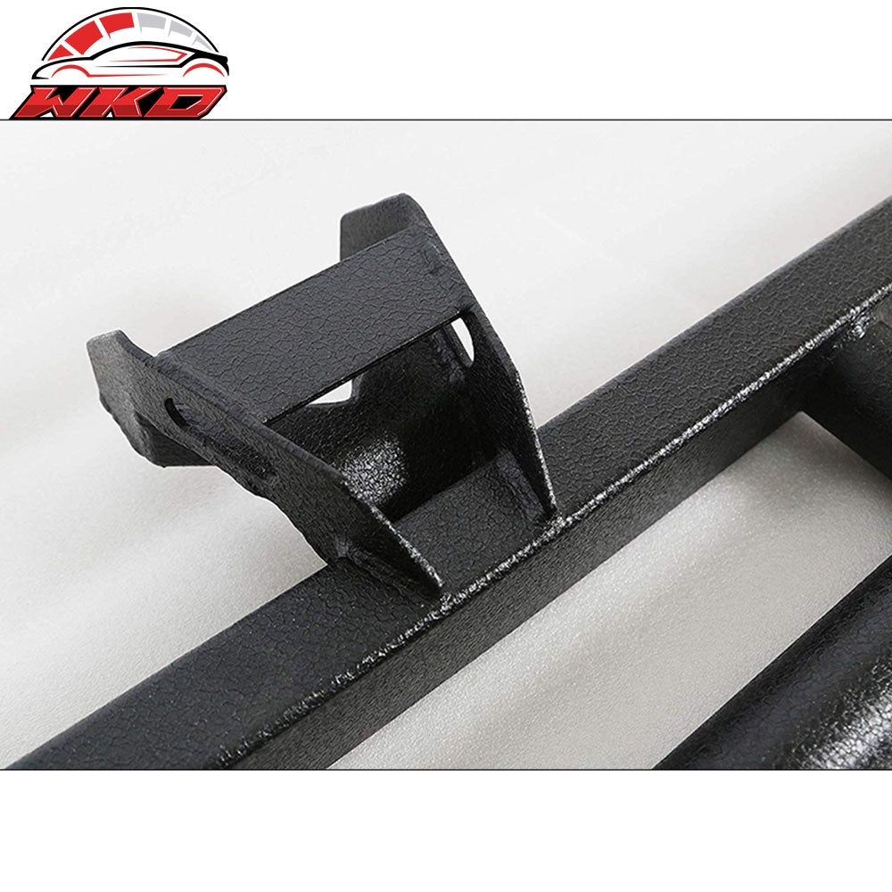 Fits 07-18 Jeep Wrangler JK 4 Door Textured Side Step Nerf Bar Running Board
