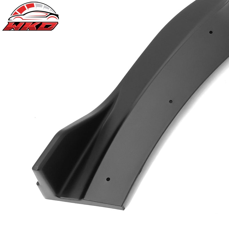 Fits 21-24 Kia K5 GT-Line RD Style 4PCS Front Bumper Lip Spoiler PP Matte Black