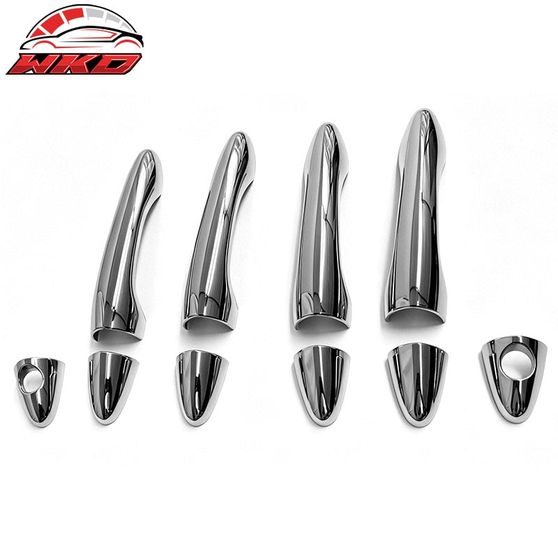 Fits 11-15 Kia Optima Chrome ABS Door Handle Covers Trims w/ 1 or 2 Key Holes