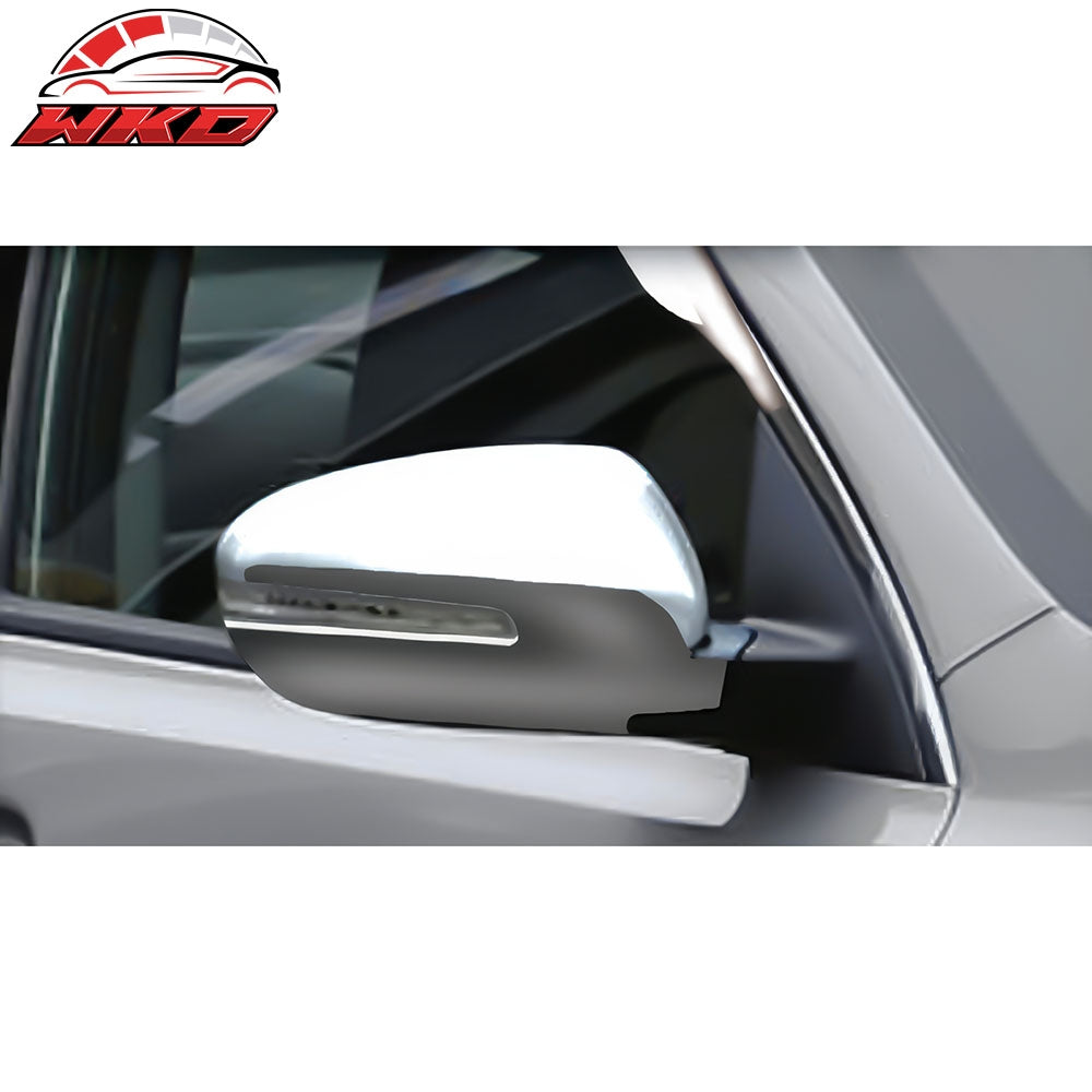 Fits 11-15 Kia Optima LX EX SX Rear Side View Mirror Covers Overlay Chrome ABS