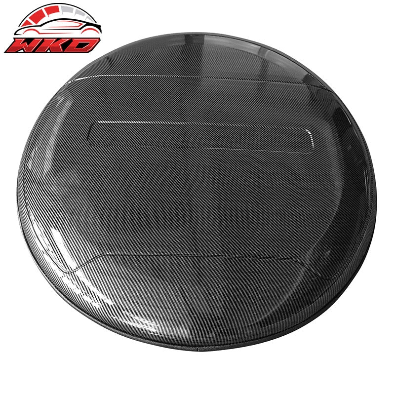 For 20-26 Land Rover Defender Spare Wheel Tire Tyer Cover Carbon Fiber Print