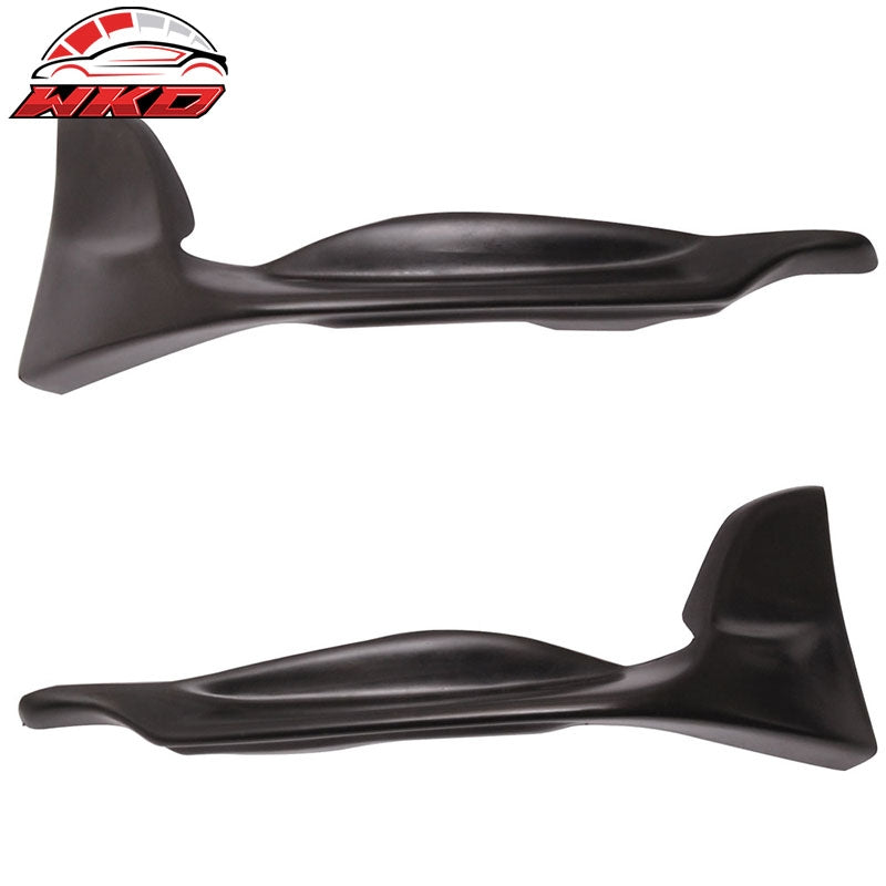 Fits 14-16 Lexus IS250 F Sport TRD Style Front Bumper Lip Splitters Winglets PU