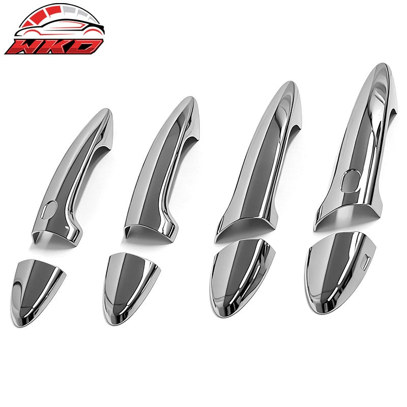 Fits 06-13 Lexus IS250/IS350 Chrome ABS Door Handle Cover w/ 2 Smart Key Cut-Out
