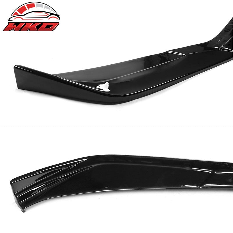 Fits 21-25 Lexus IS350 F Sport Sedan IKON ABS Front Bumper Lip Gloss Black
