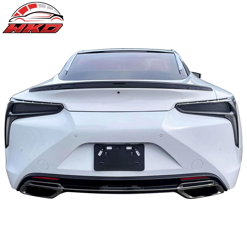 Fits 18-26 Lexus LC500 LC500H OE Style Flush Mount Trunk Spoiler Wing ABS