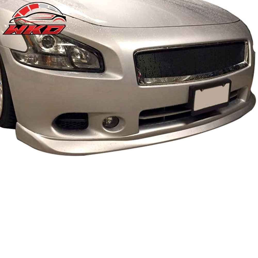 Fits 09-15 Nissan Maxima 7th Gen MDP Style Front Bumper Lip - PU