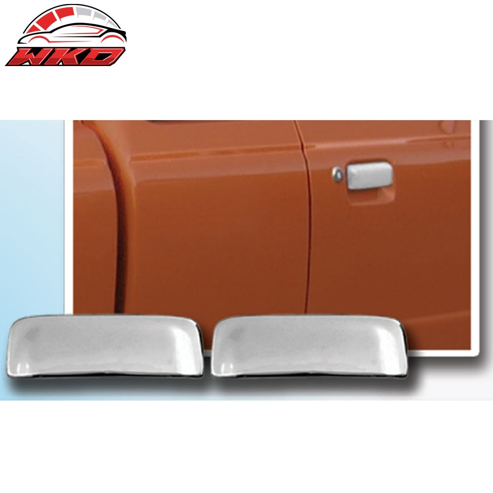 Fits 04-09 Mazda B-Series B2300 Pickup 2PCS Front Rear Door Handle Cover Chrome