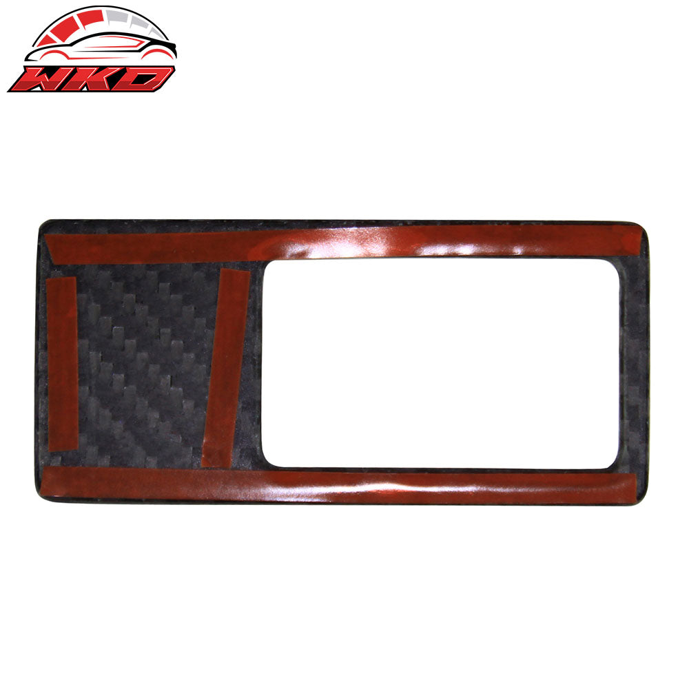 Fits 16-25 Mazda MX-5 Miata Carbon Fiber Interior Smart Idle Stop System Cover