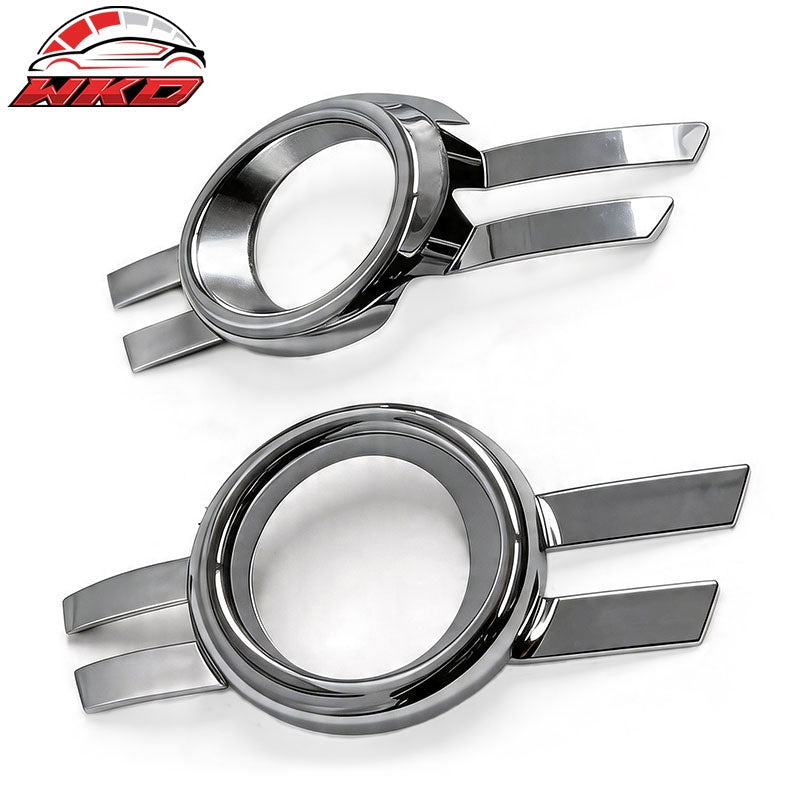 Wholesale 08-11 Mercedes-Benz W204 C-Class Chrome Fog Lights Bezels Garnish Trim ABS - Wikond Auto