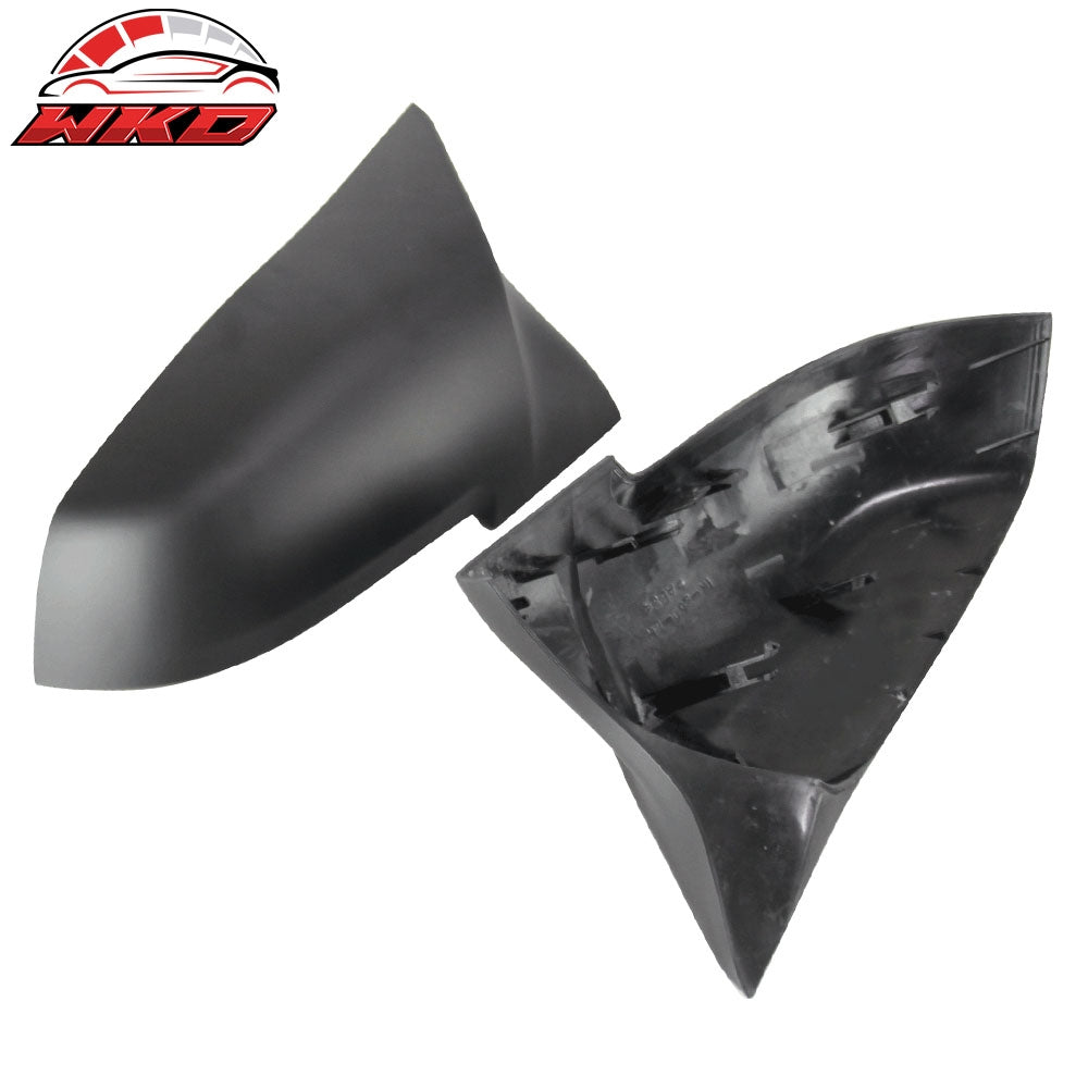 Fits 12-18 BMW F30 3 Series Matte Black Side View Mirror Covers Replacement 2PCS
