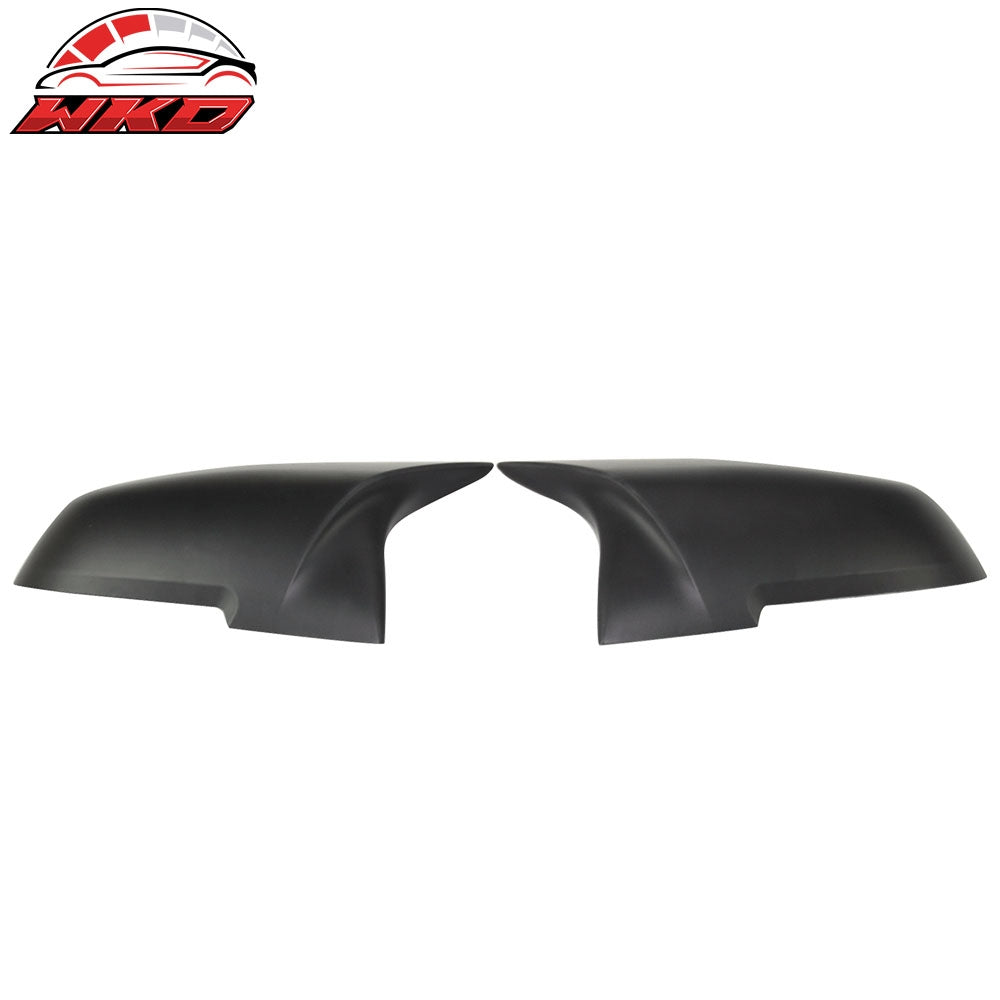 Fits 13-18 BMW F31 3 Series Matte Black Side View Mirror Covers Replacement 2PCS