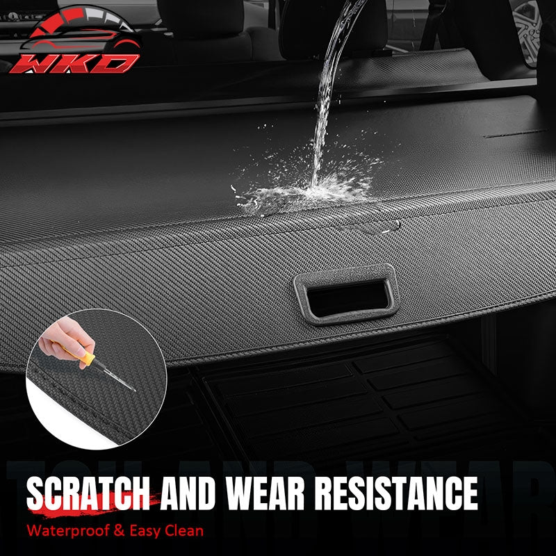 Wholesale 22-26 Mitsubishi Outlander & PHEV Rear Cargo Cover Carbon Fiber Texture - Wikond Auto