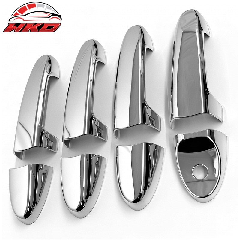 Fits 02-06 Nissan Altima 4PC Front Rear Door Handle Cover W/1-Keyhole Chrome