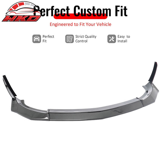 Wholesale 23-26 Nissan Z VRS Front Bumper Lip Spoiler W/ Winglet Carbon Fiber Print - Wikond Auto