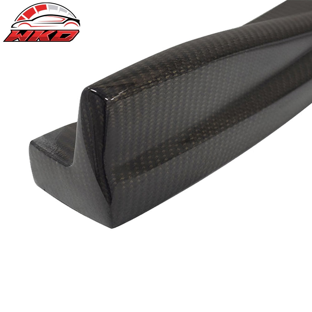 Fits 16-18 Kia Optima Front Bumper Lip Spoiler CS Style - Carbon Fiber