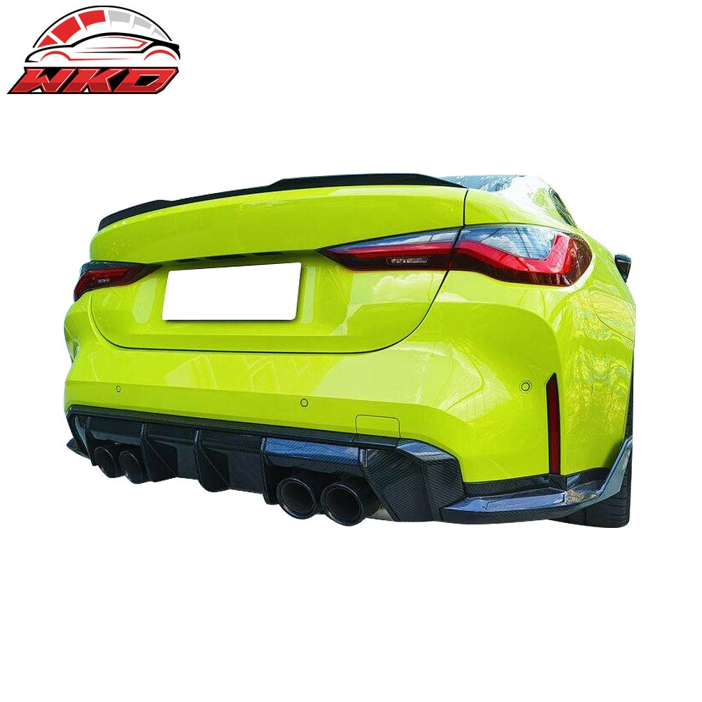 Dry Carbon Fiber 21-25 G80 M3 G82 G83 M4 Competition Rear Bumper Diffuser | Wholesale - Wikond Auto