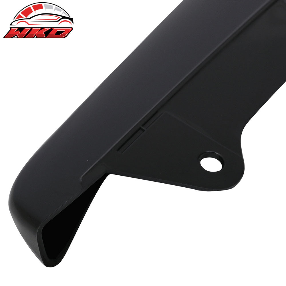 Fits 16-21 Honda Civic Sedan Rear Bumper Lip Spoiler Splitter Side Apron 2PC PP