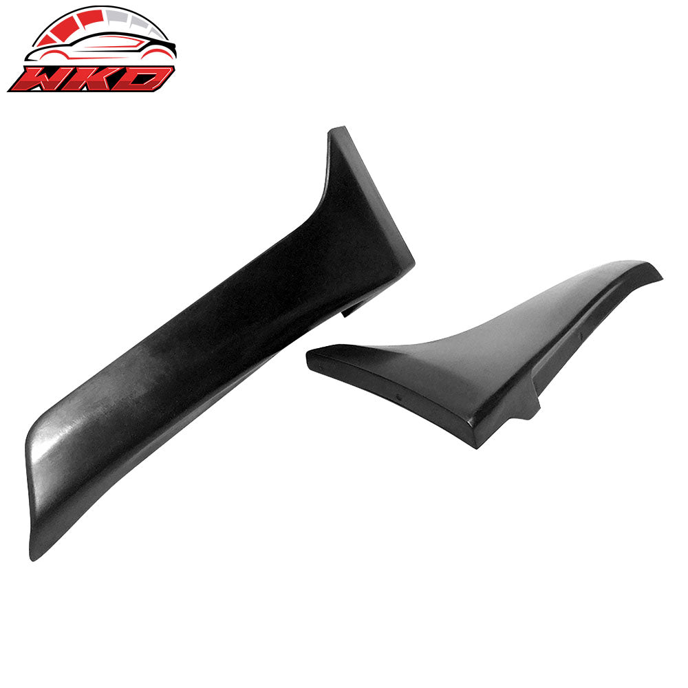 Fits 14-17 INFINITI Q50 OE Style Rear Bumper Lip Corner Aprons Splash Guards PU