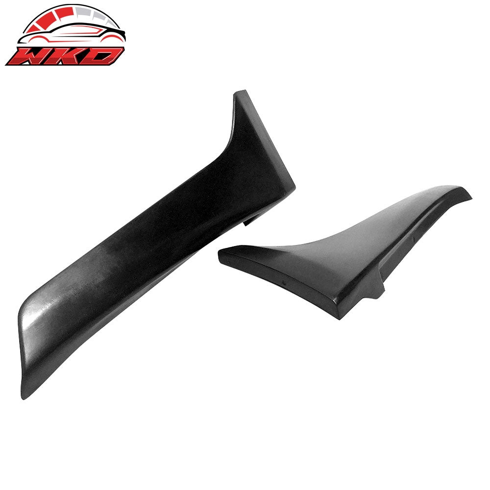 Fits 14-17 INFINITI Q50 OE Style Rear Bumper Lip Corner Aprons Splash Guards PU