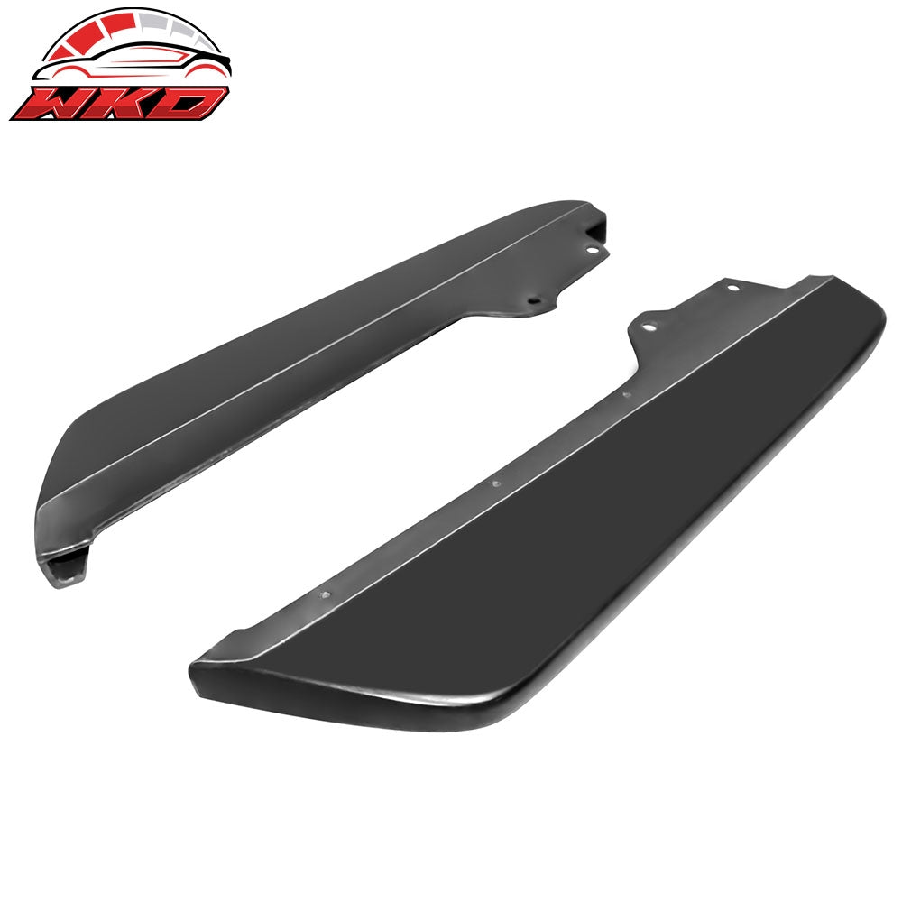 Fits 19-24 Nissan Altima IK Style Rear Bumper Lip Splitter Aero Kit Unpainted PU