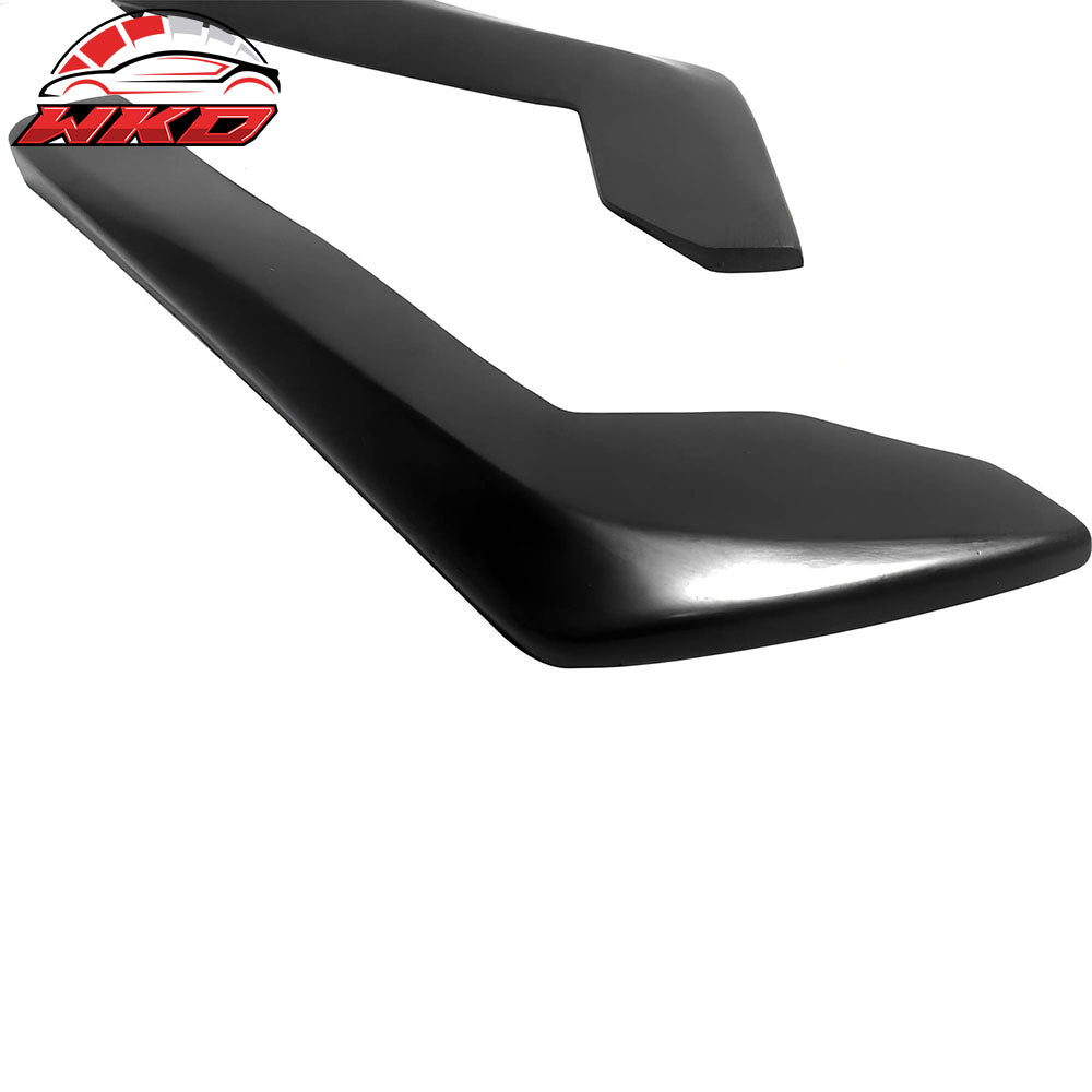 Fits 05-08 BMW E90 3-Series DT Style Rear Bumper Lip Side Corner Aprons Black PU