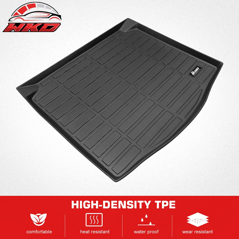 Fits 22-25 Toyota Corolla Cross FWD 3D TPE All Weather Rear Cargo Trunk Tray Mat