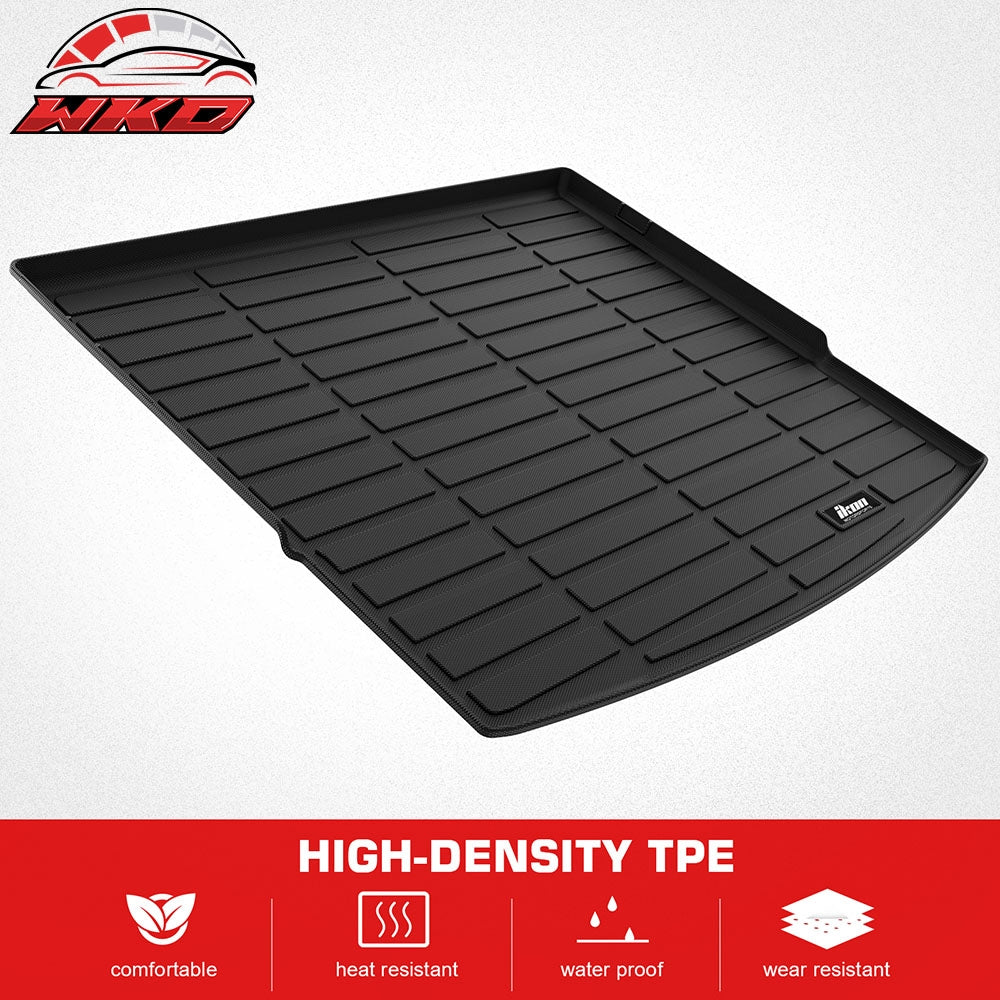 Fits 23-24 Fisker Ocean 3D TPE All Weather Anti-Slip Rear Cargo Trunk Tray Mats