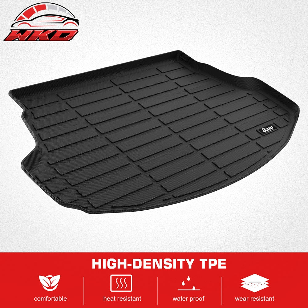 Fits 19-25 Lexus UX200 TPE All Weather Waterproof Rear Cargo Trunk Tray Mats