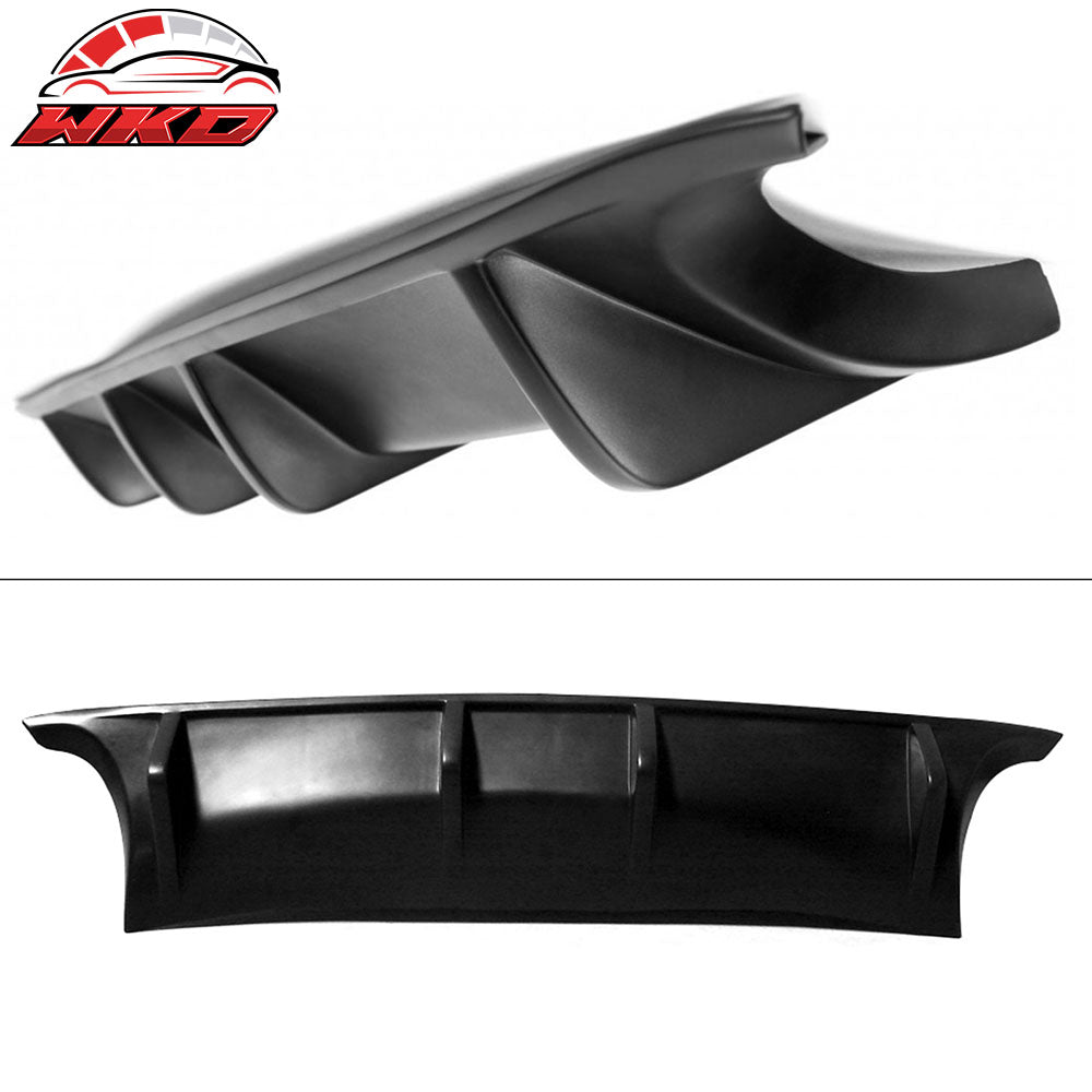 Fits 09-15 Nissan Maxima Sedan VIP Style Rear Diffuser Lip + Front Bumper Lip PU