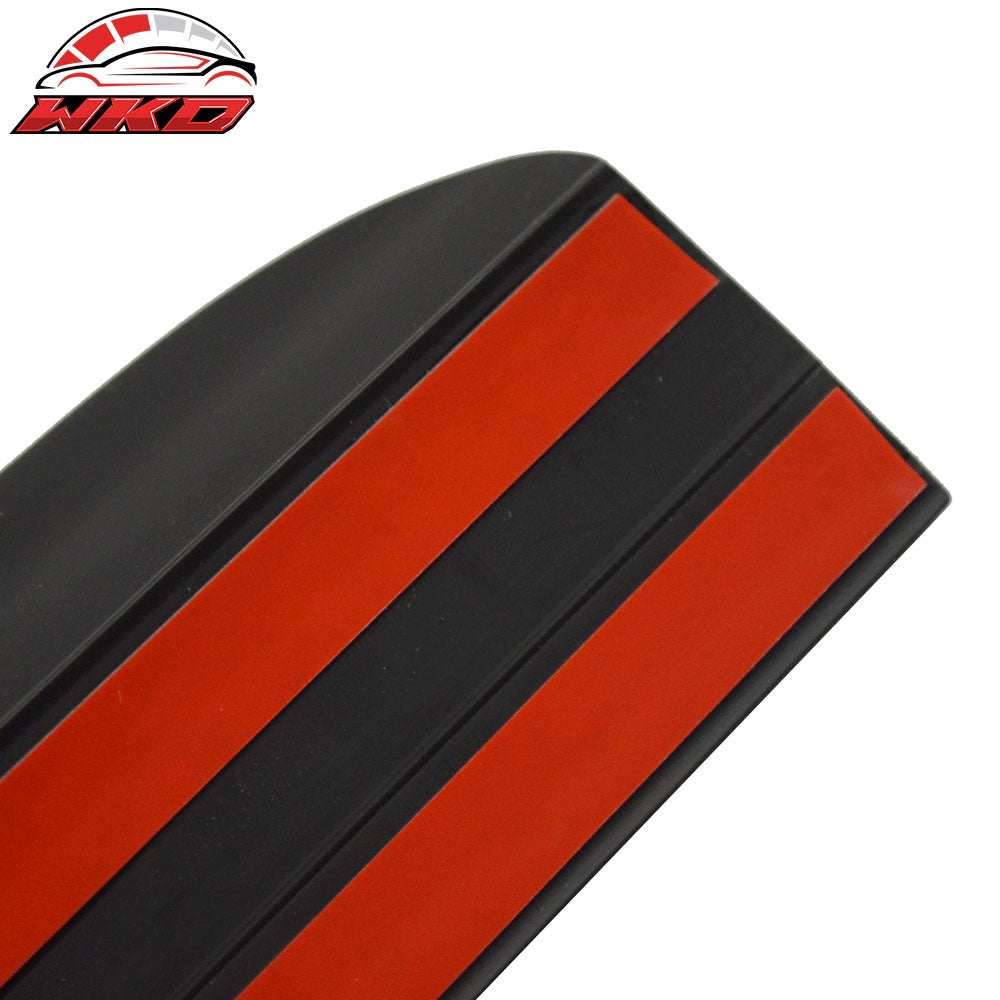 Fits 03-07 Honda Accord 7th Gen Unpainted Black PU Flexible Rear Roof Spoiler