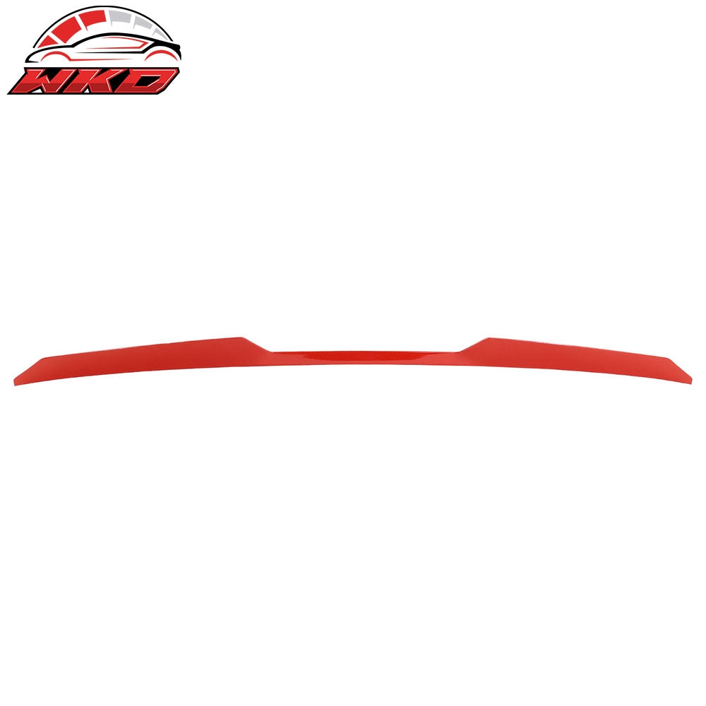 Fits 22-25 Subaru WRX 5th V Style Rear Roof Spoiler Painted #DCK Ignition Red