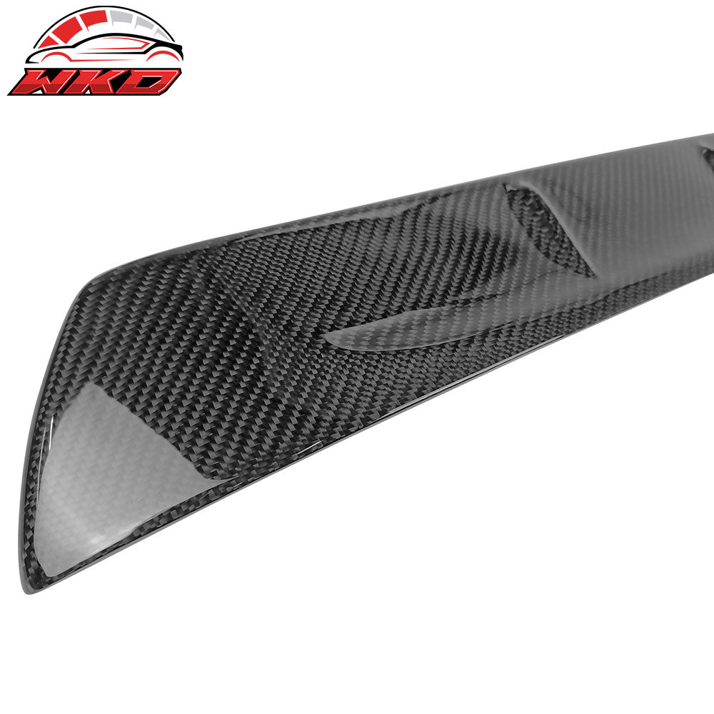 Fits 20-25 Toyota GR Supra J29 5th Real Carbon Fiber Rear Roof Window Spoiler