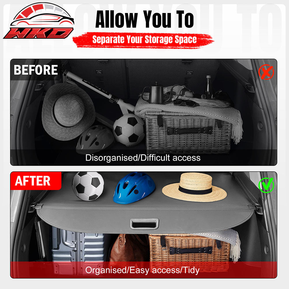 Fits 14-18 Subaru Forester Retractable Rear Trunk Area Cargo Cover Privacy Shade