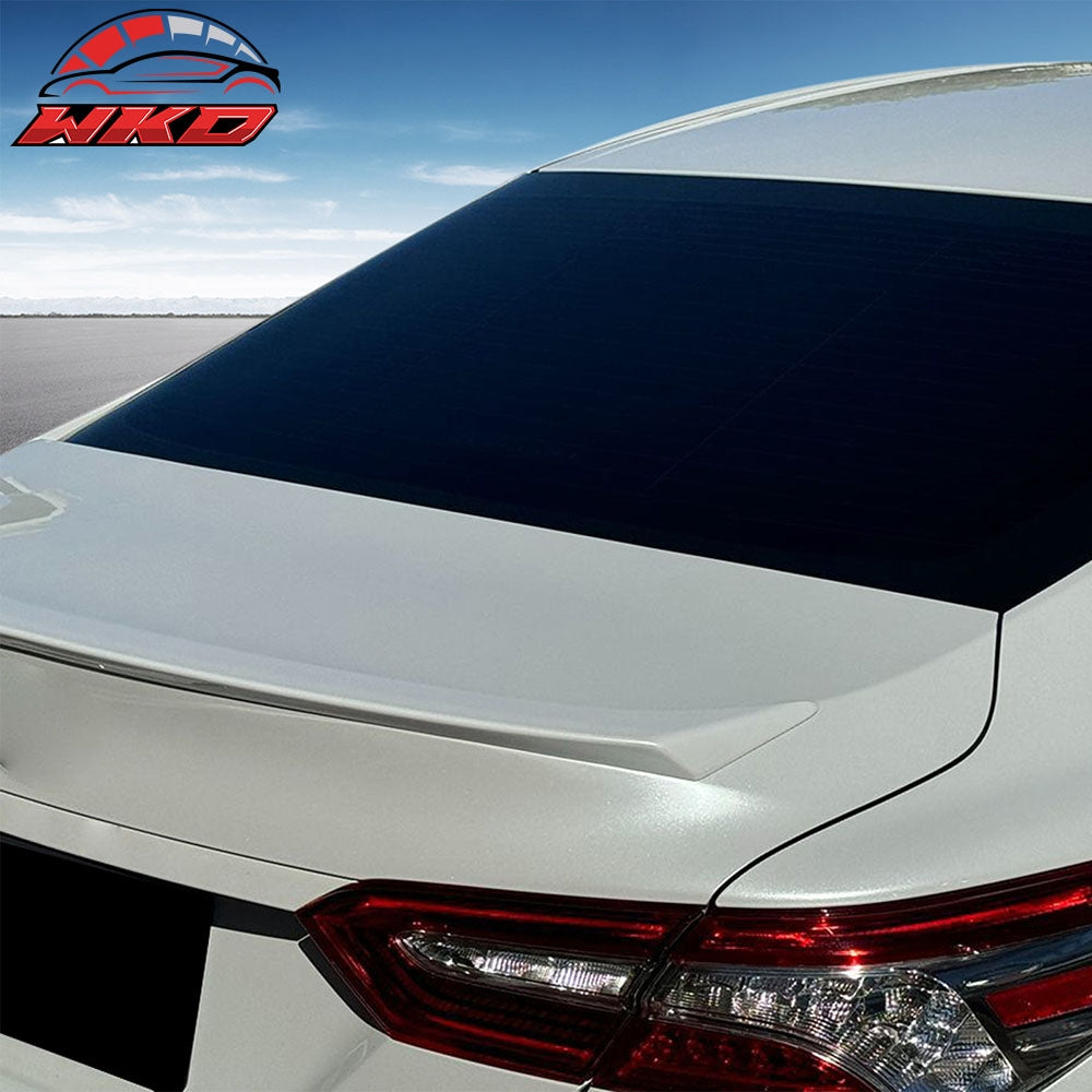 Fits 18-24 Toyota Camry OE Style Rear Trunk Lid Spoiler Wing Lip Unpainted Gray