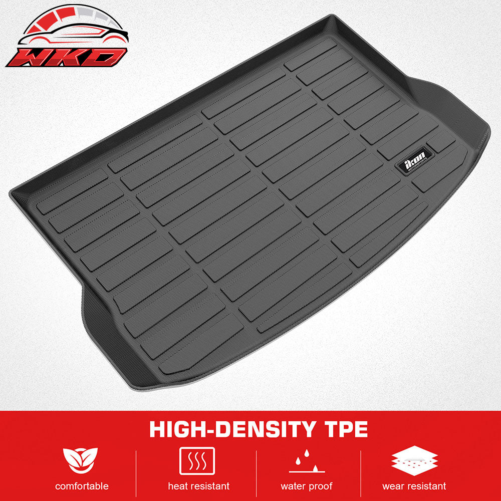Fits 22-23 Chevrolet Bolt EUV Heavy Duty Rear Trunk Mat 3D Molded Liner Pad TPE
